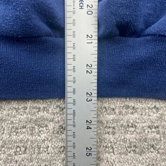 Skid Row Bro Sweater Men Small S Navy Blue Hoodie Pull Over Hanes Comfort Blend - Picture 6 of 7